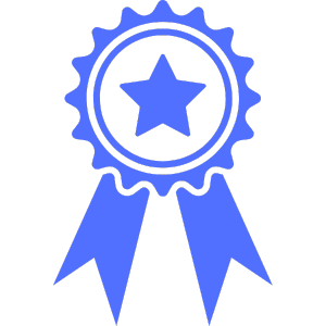 Medal Blue OneHourHustler