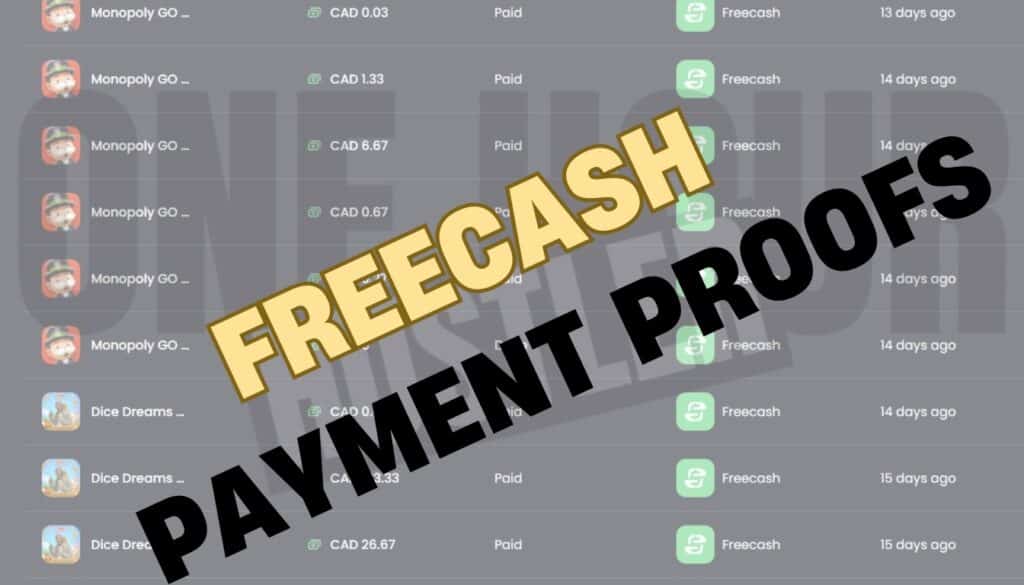 FreeCash Payment Proofs 1